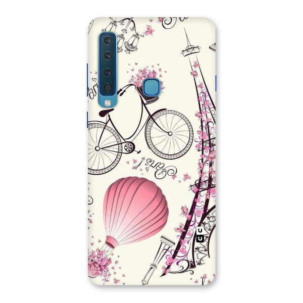 Flower Clipart Design Back Case for Galaxy A9 (2018)