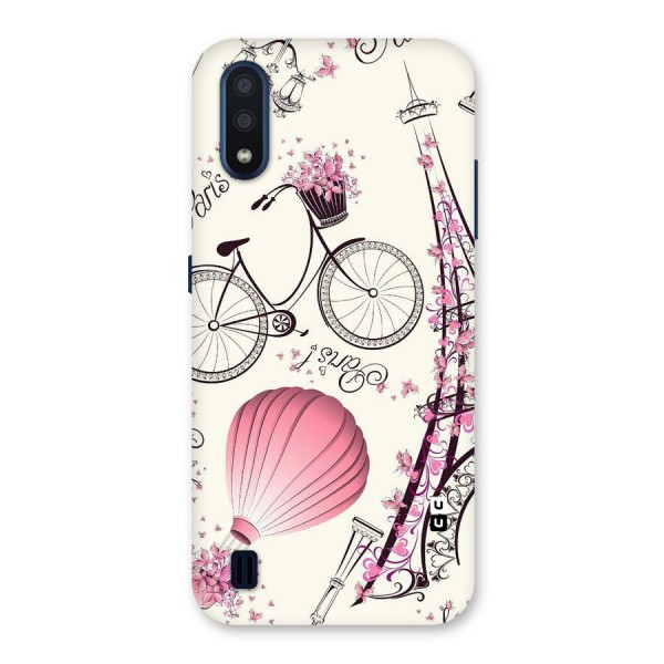 Flower Clipart Design Back Case for Galaxy M01