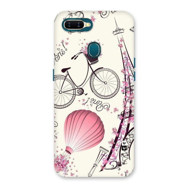 Flower Clipart Design Back Case for Oppo A12