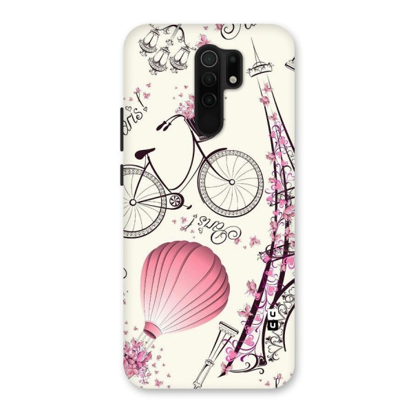 Flower Clipart Design Back Case for Redmi 9 Prime