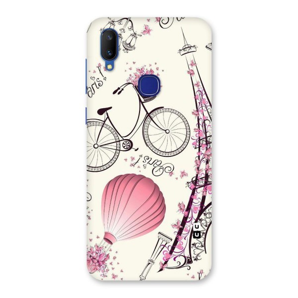 Flower Clipart Design Back Case for Vivo V11