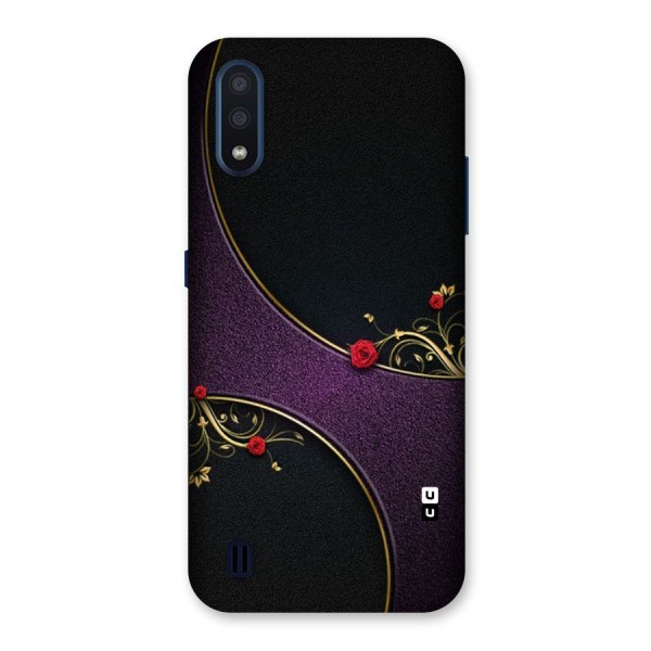 Flower Curves Back Case for Galaxy M01