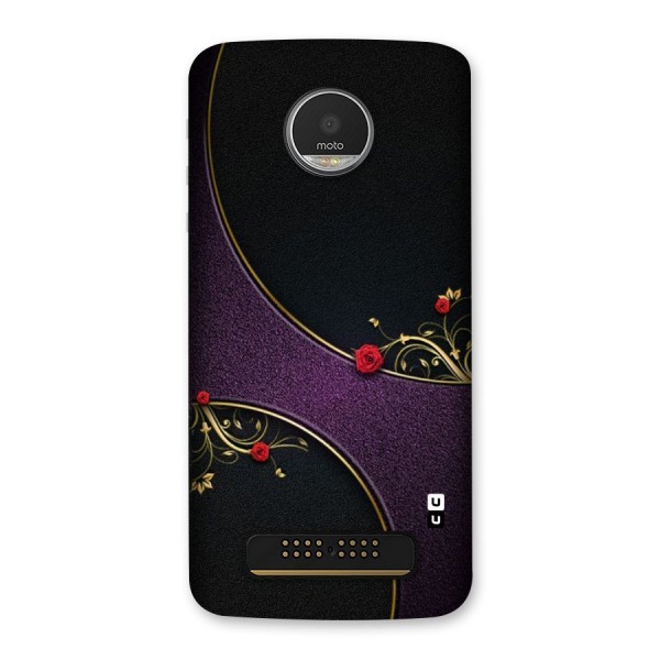 Flower Curves Back Case for Moto Z Play