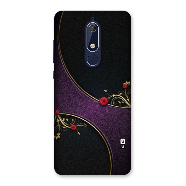 Flower Curves Back Case for Nokia 5.1