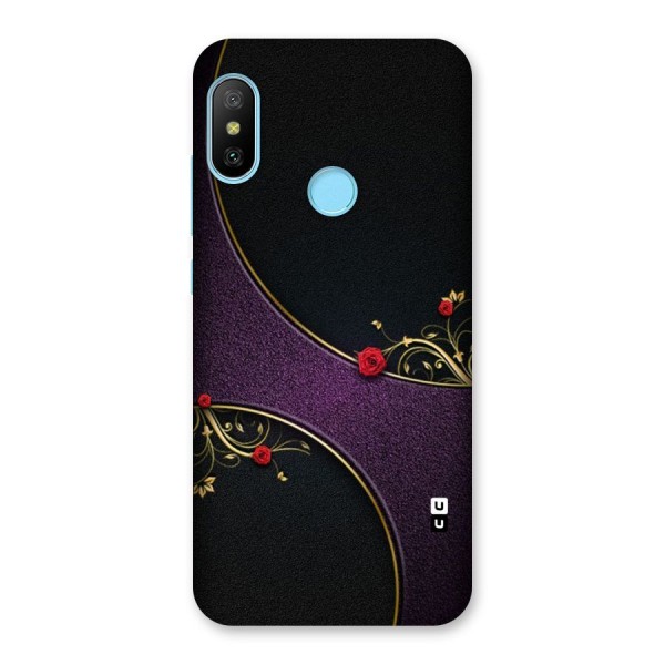 Flower Curves Back Case for Redmi 6 Pro