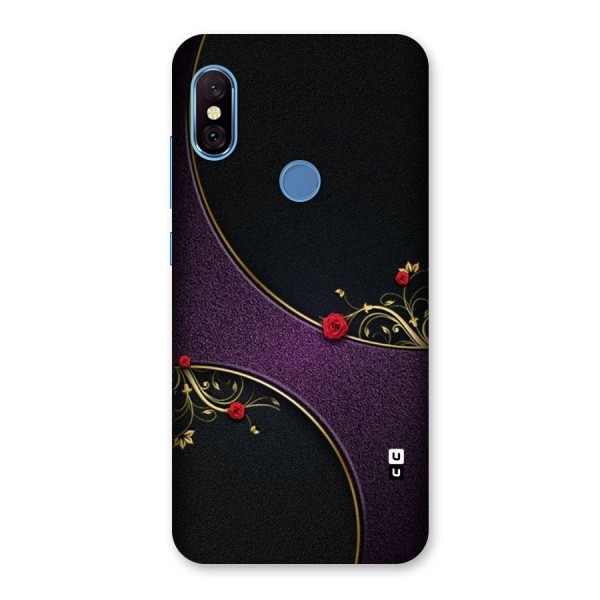 Flower Curves Back Case for Redmi Note 6 Pro