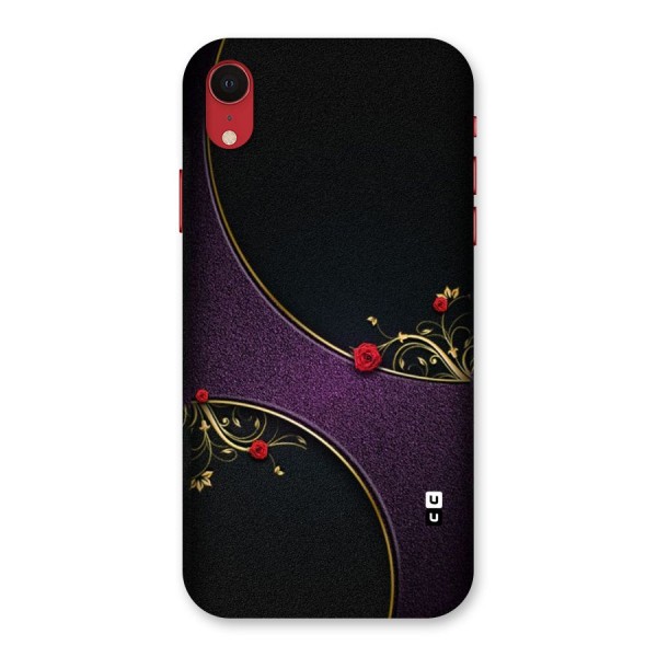 Flower Curves Back Case for iPhone XR