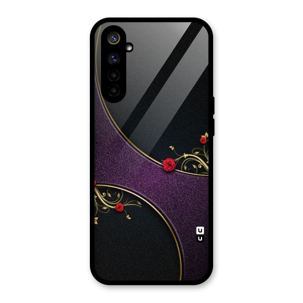 Flower Curves Glass Back Case for Realme 6