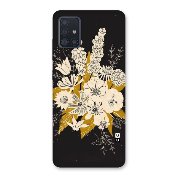 Flower Drawing Back Case for Galaxy A51