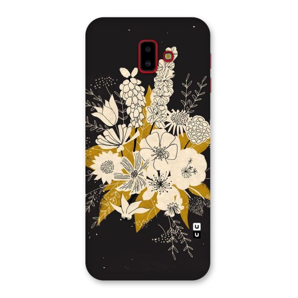 Flower Drawing Back Case for Galaxy J6 Plus