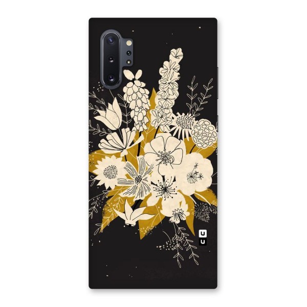 Flower Drawing Back Case for Galaxy Note 10 Plus