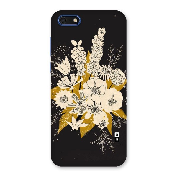 Flower Drawing Back Case for Honor 7s