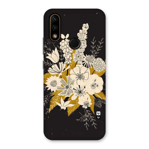 Flower Drawing Back Case for Lenovo A6 Note