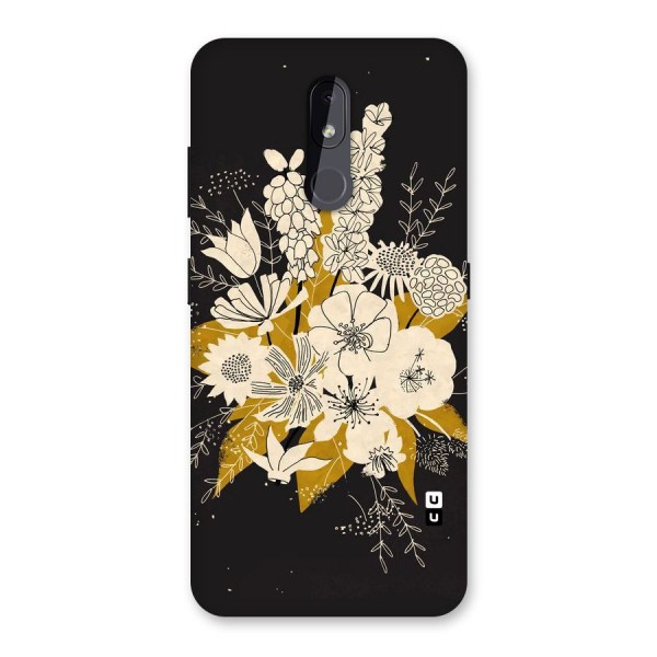 Flower Drawing Back Case for Nokia 3.2