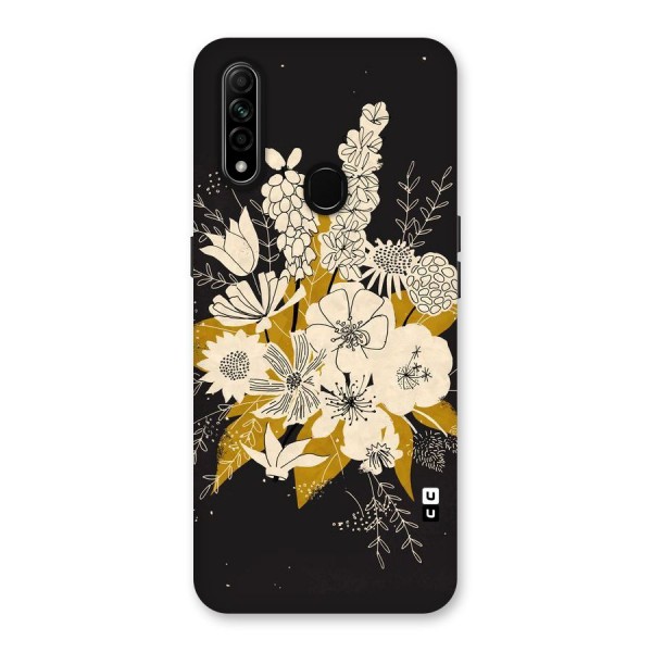 Flower Drawing Back Case for Oppo A31