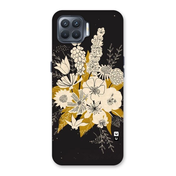 Flower Drawing Back Case for Oppo F17 Pro