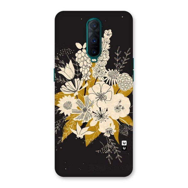 Flower Drawing Back Case for Oppo R17 Pro