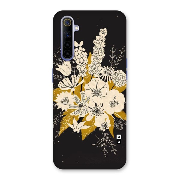 Flower Drawing Back Case for Realme 6