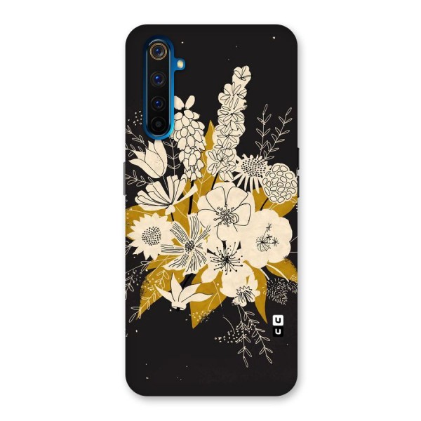 Flower Drawing Back Case for Realme 6 Pro