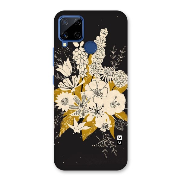 Flower Drawing Back Case for Realme C12