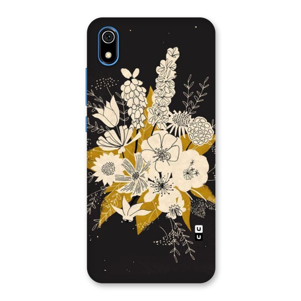 Flower Drawing Back Case for Redmi 7A