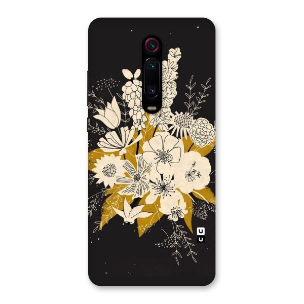 Flower Drawing Back Case for Redmi K20 Pro