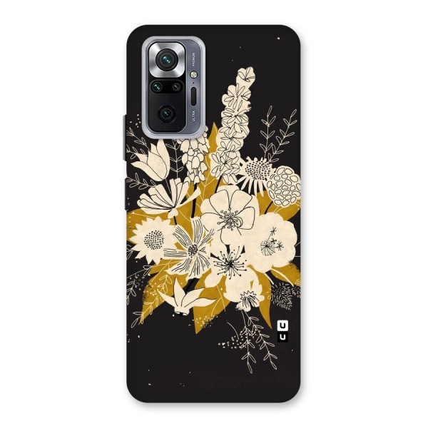 Flower Drawing Back Case for Redmi Note 10 Pro