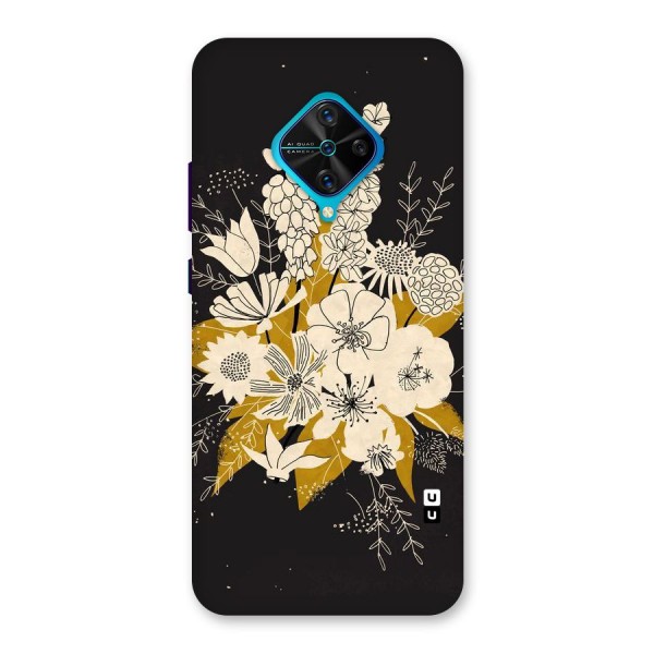 Flower Drawing Back Case for Vivo S1 Pro