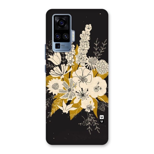 Flower Drawing Back Case for Vivo X50 Pro