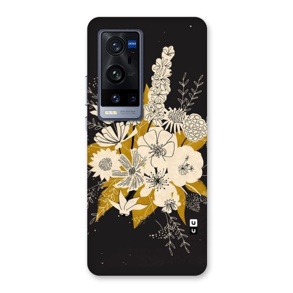 Flower Drawing Back Case for Vivo X60 Pro Plus