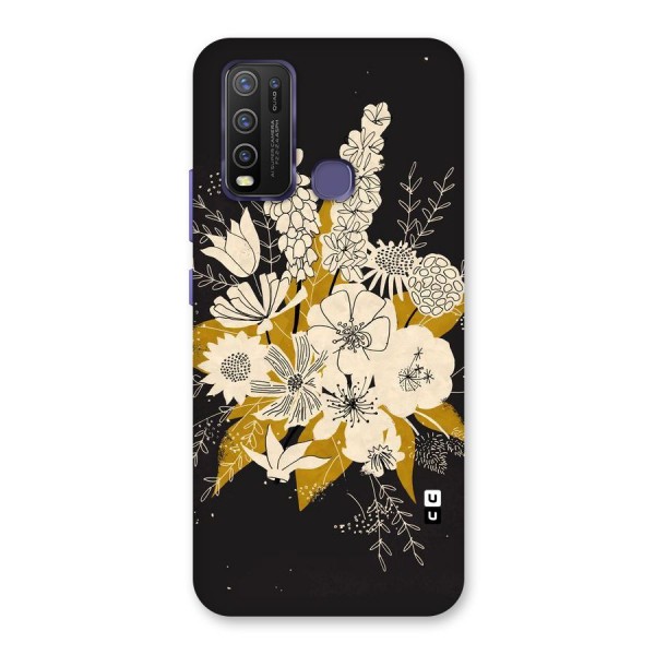 Flower Drawing Back Case for Vivo Y30