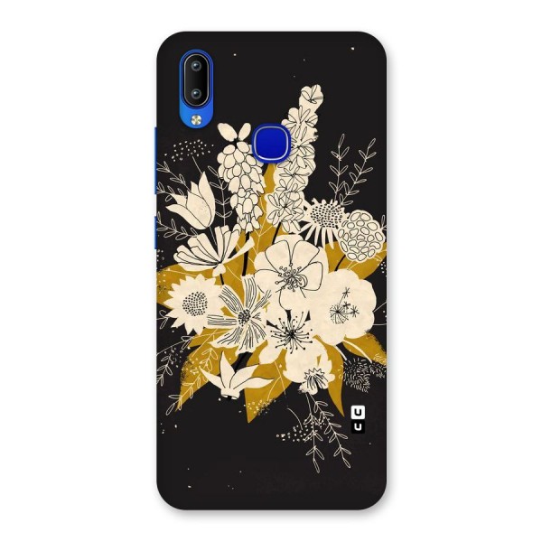 Flower Drawing Back Case for Vivo Y91