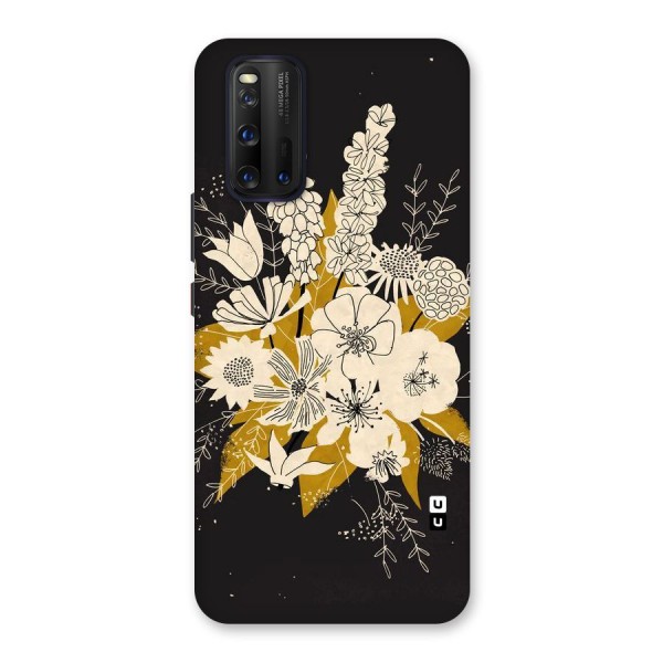 Flower Drawing Back Case for Vivo iQOO 3