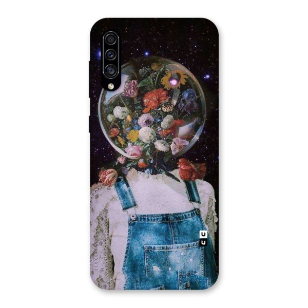 Flower Face Back Case for Galaxy A30s