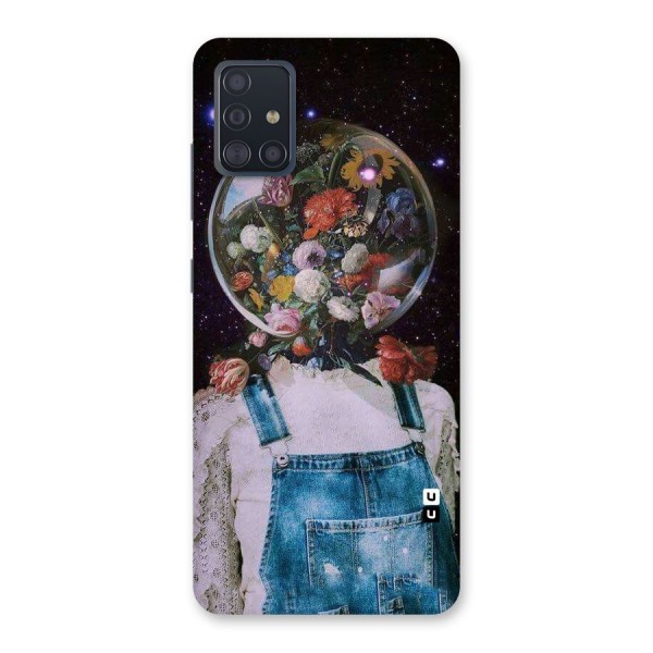 Flower Face Back Case for Galaxy A51