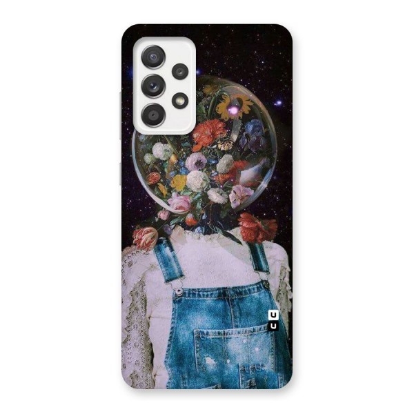 Flower Face Back Case for Galaxy A52