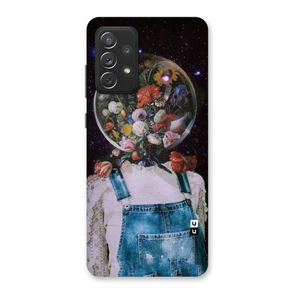 Flower Face Back Case for Galaxy A72