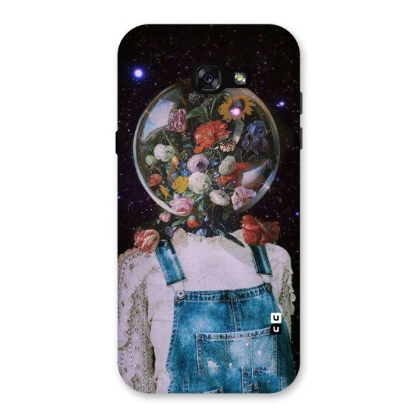 Flower Face Back Case for Galaxy A7 (2017)