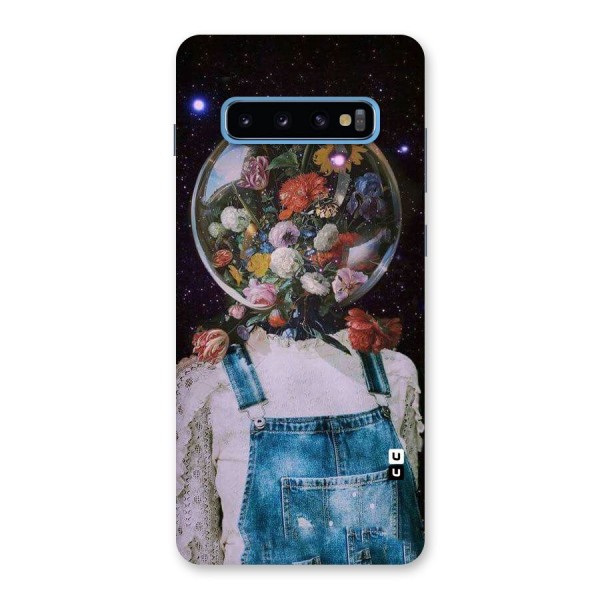 Flower Face Back Case for Galaxy S10 Plus