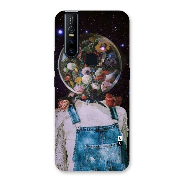 Flower Face Back Case for Vivo V15