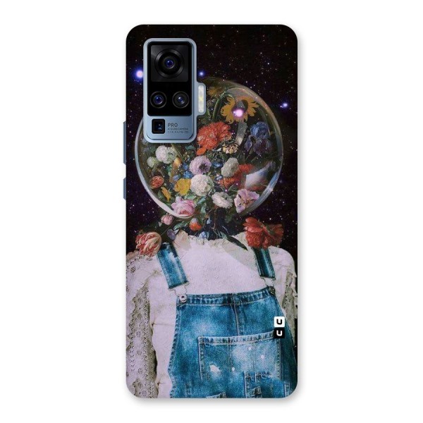 Flower Face Back Case for Vivo X50 Pro