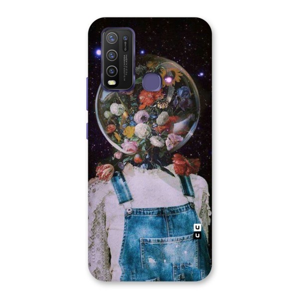 Flower Face Back Case for Vivo Y30