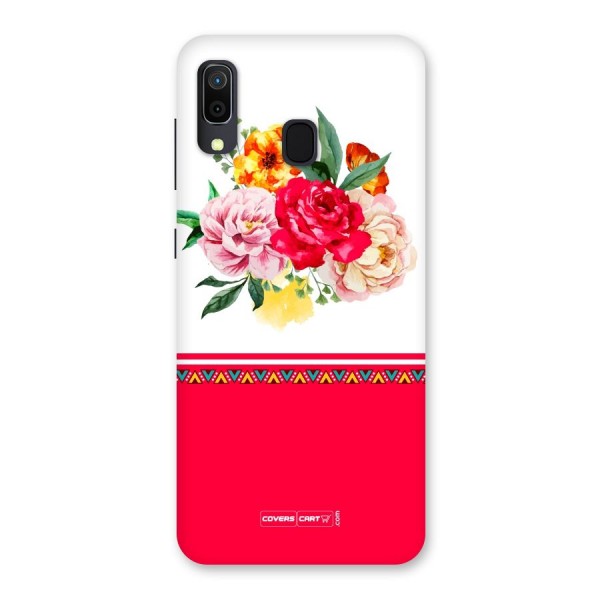 Flower Fusion Back Case for Galaxy A20