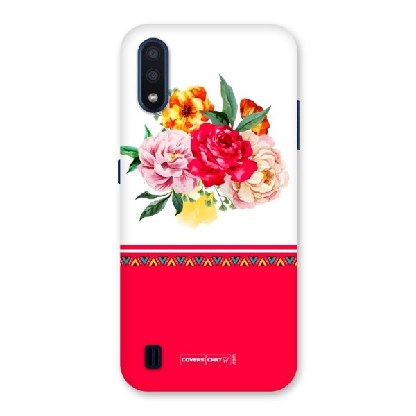 Flower Fusion Back Case for Galaxy M01