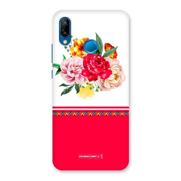 Flower Fusion Back Case for Huawei P20 Lite