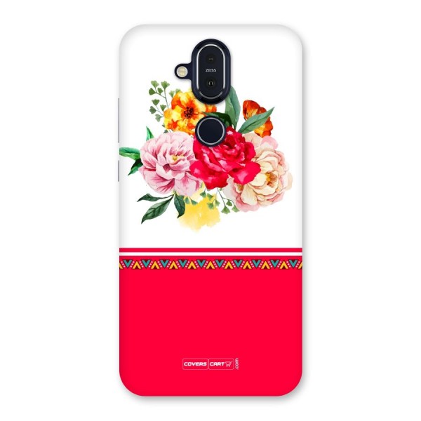 Flower Fusion Back Case for Nokia 8.1