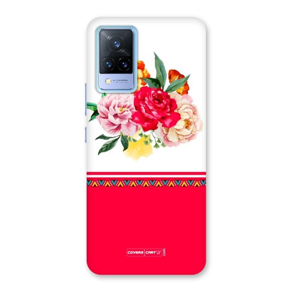 Flower Fusion Back Case for Vivo V21 5G