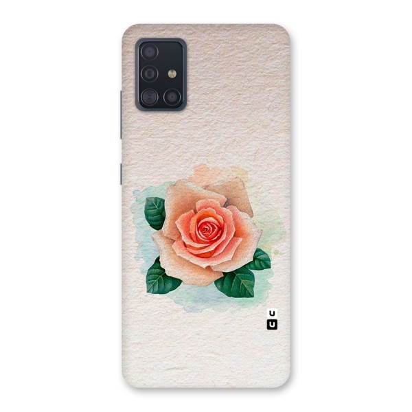 Flower Water Art Back Case for Galaxy A51