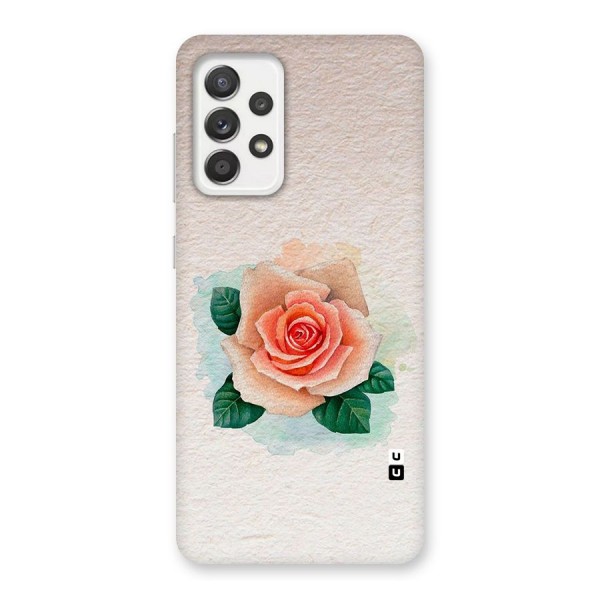 Flower Water Art Back Case for Galaxy A52