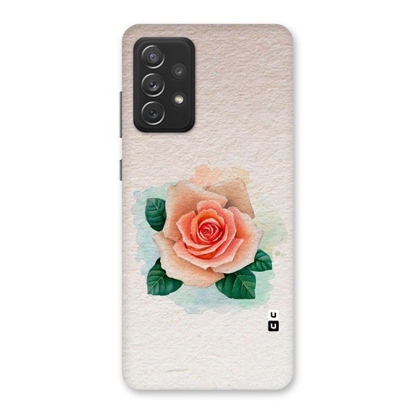 Flower Water Art Back Case for Galaxy A72